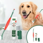 Taolixe 1 Set Pet Toothbrush Reduce Tartar Oral Cleaning Portable Pet Toothpaste Dog Tooth Cleaning Products Pet Supplies